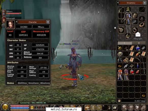 Mitsura :X (Shaman,Metin2UK) - mhaa il iubesc pe fierar mi-a facut antique+7 - Despre caracterul tau