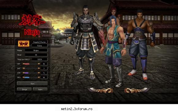 cont metin2.ro pe virgo

 

ninja lvl 80+sura arme lvl 66+warior lvl 61 +watior lvl 35

toate sunt